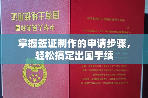 定兴掌握签证制作的申请步骤，轻松搞定出国手续