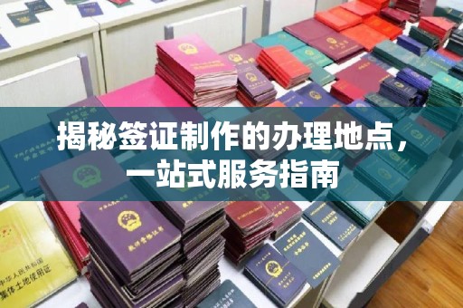 定兴揭秘签证制作的办理地点，一站式服务指南