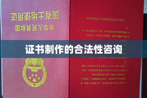 定兴证书制作的合法性咨询