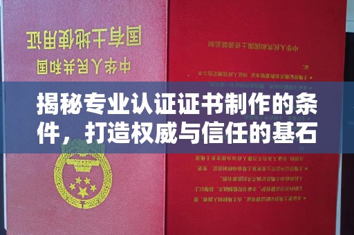 定兴揭秘专业认证证书制作的条件，打造权威与信任的基石