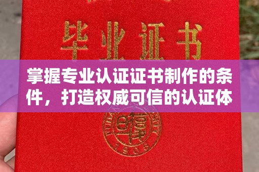 定兴掌握专业认证证书制作的条件，打造权威可信的认证体系