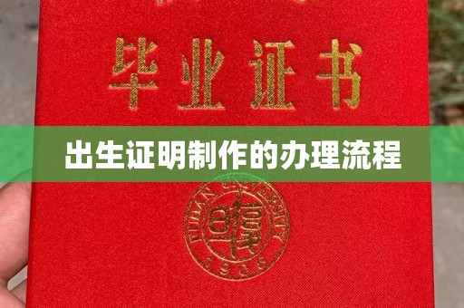 定兴出生证明制作的办理流程