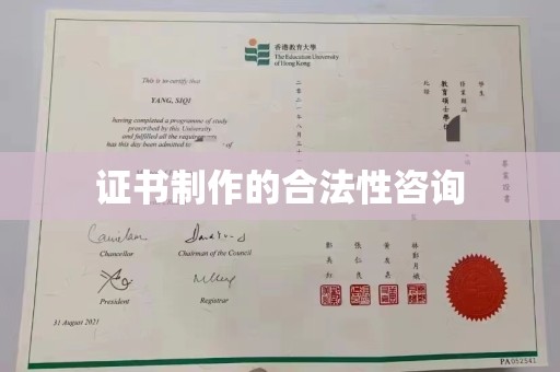 定兴证书制作的合法性咨询